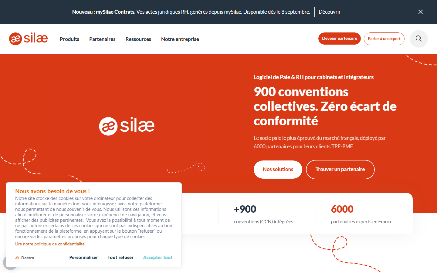 Aperçu du site de Silae