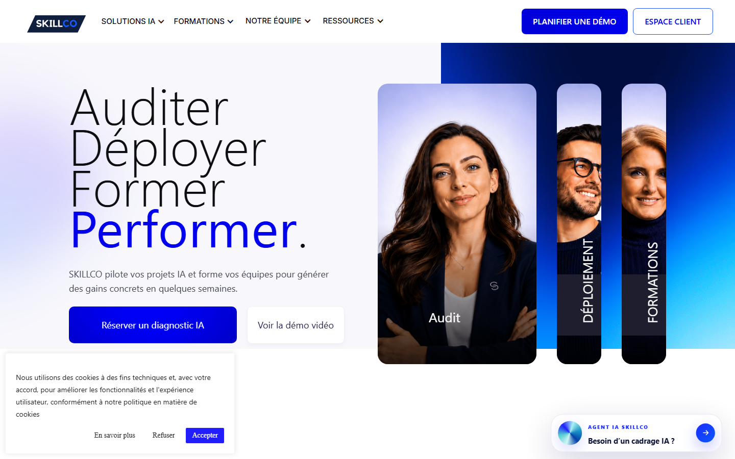 Aperçu du site de SKILLCO