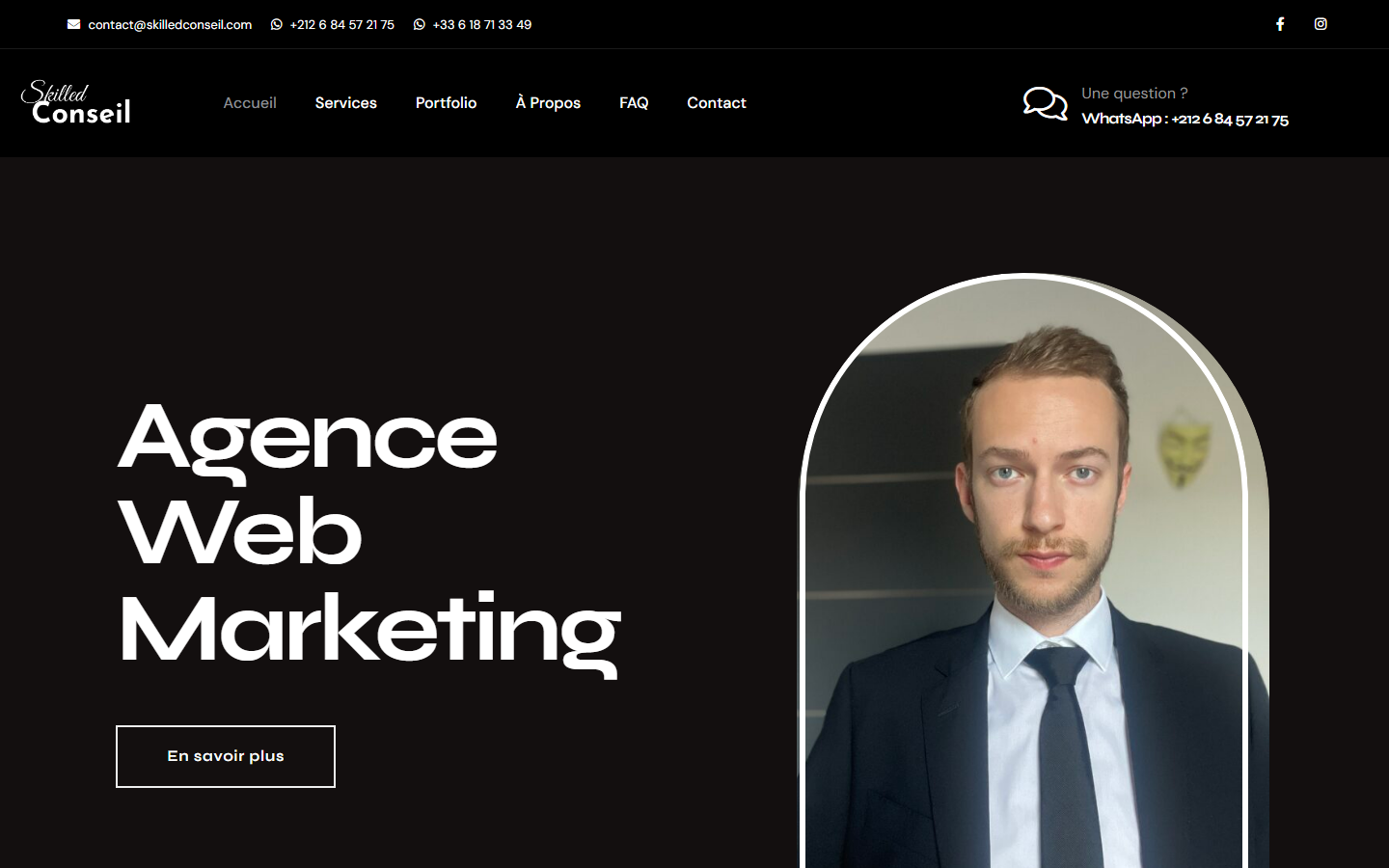 Aperçu du site de Skilled Conseil
