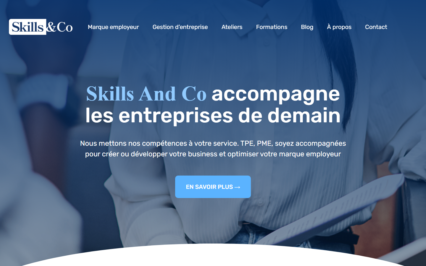 Aperçu du site de SKILLS AND CO