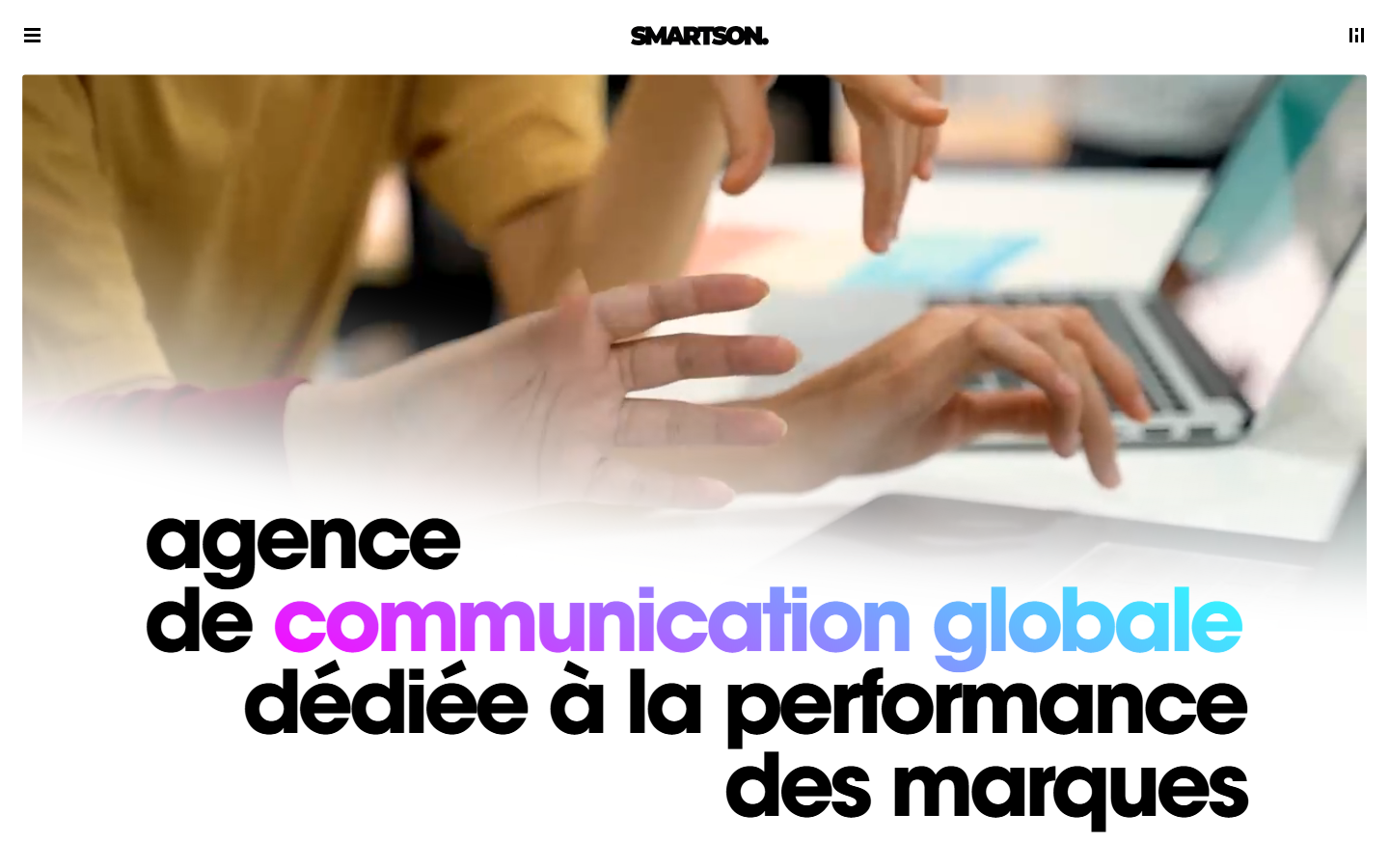 Aperçu du site de SMARTSON COMMUNICATION