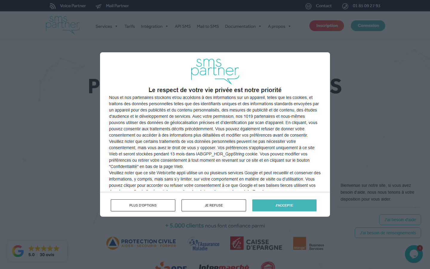 Aperçu du site de NDA MEDIA
