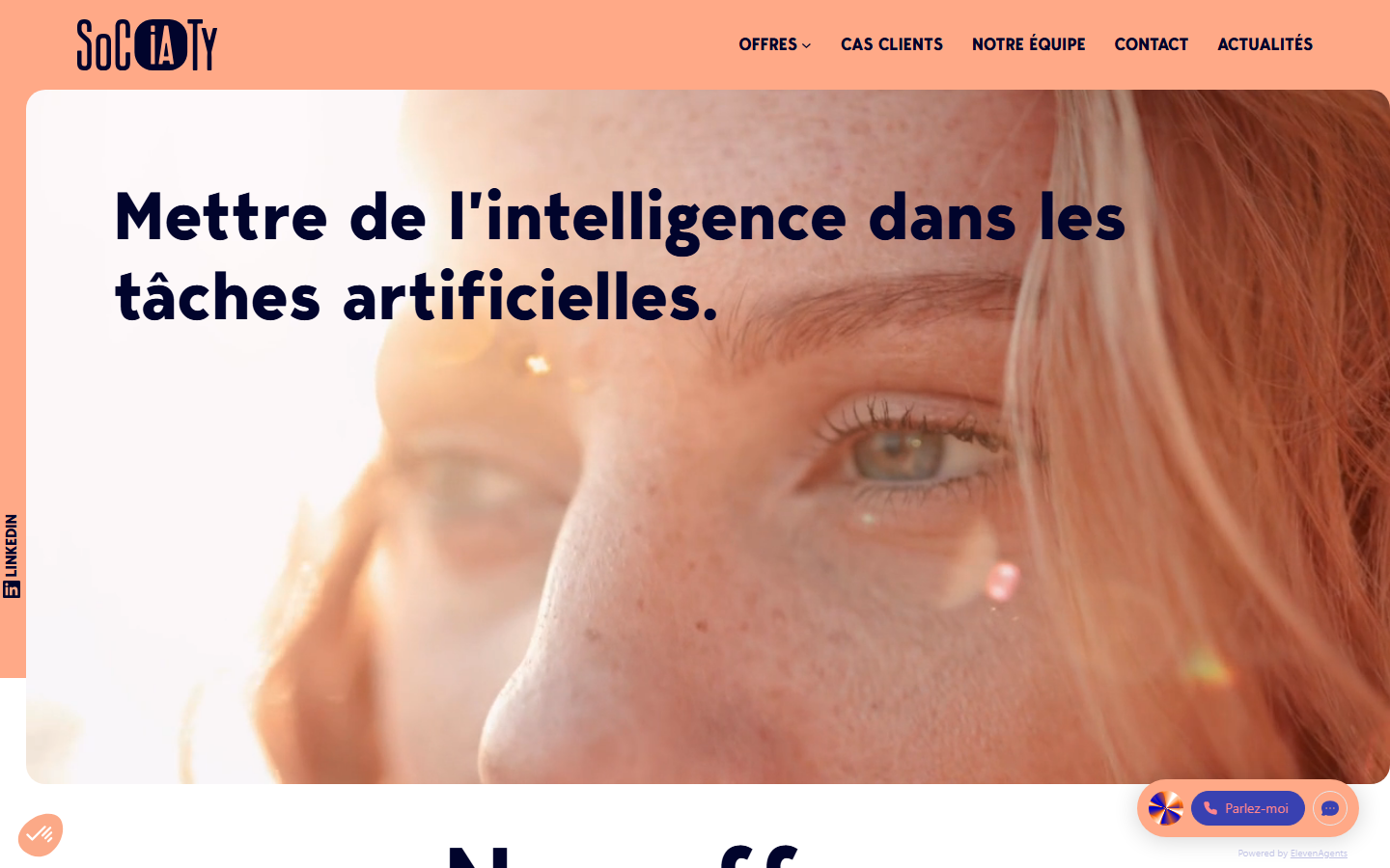 Aperçu du site de SOCIATY