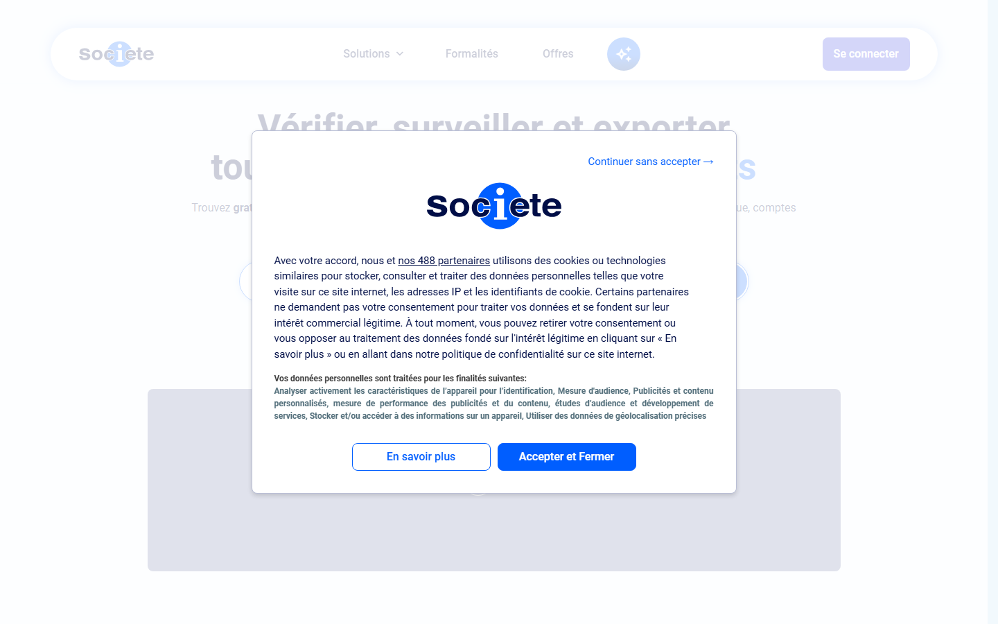 Aperçu du site de STEDE