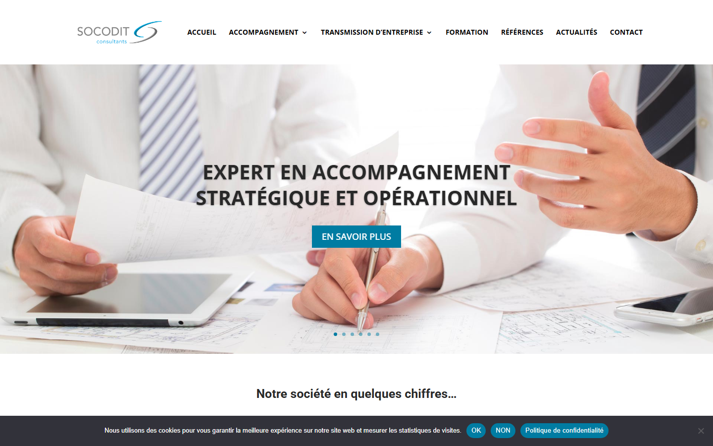 Aperçu du site de SOCODIT