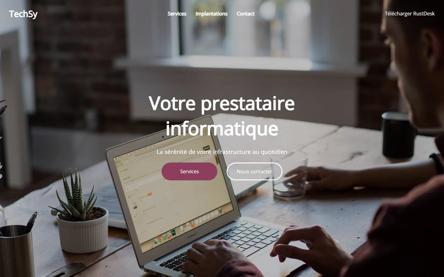 Aperçu du site de Steel PC