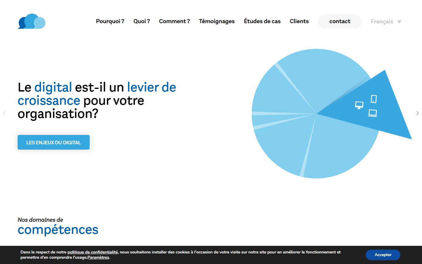 Aperçu du site de STRATEFLY