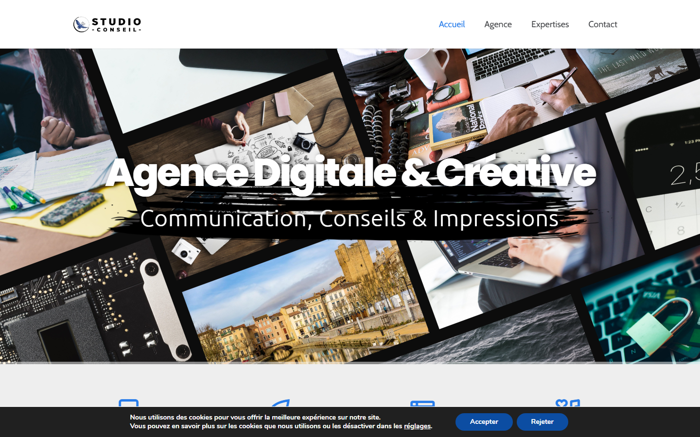 Aperçu du site de STUDIO CONSEIL