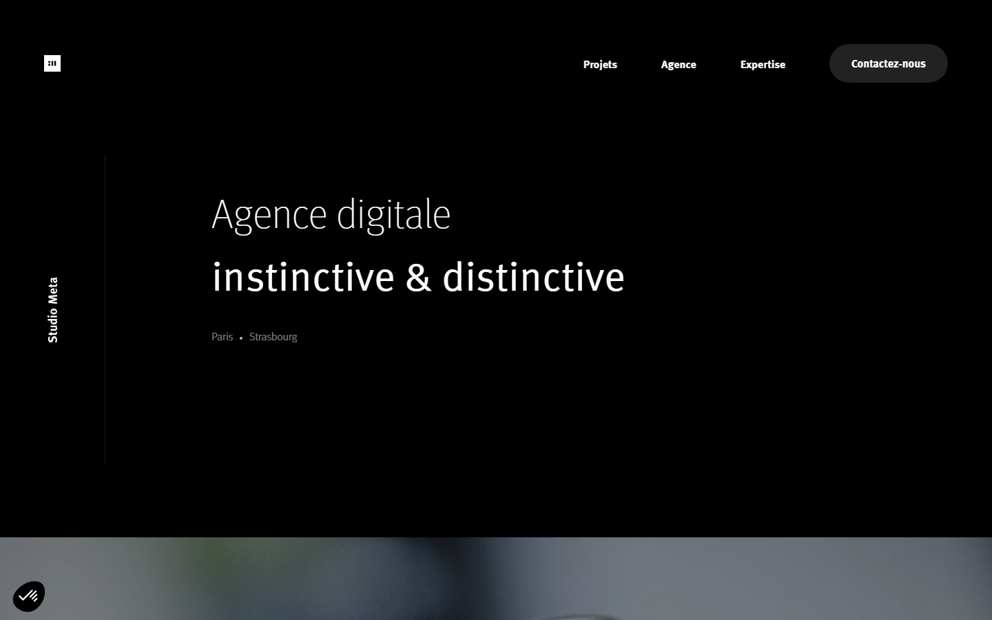 Aperçu du site de STUDIO META