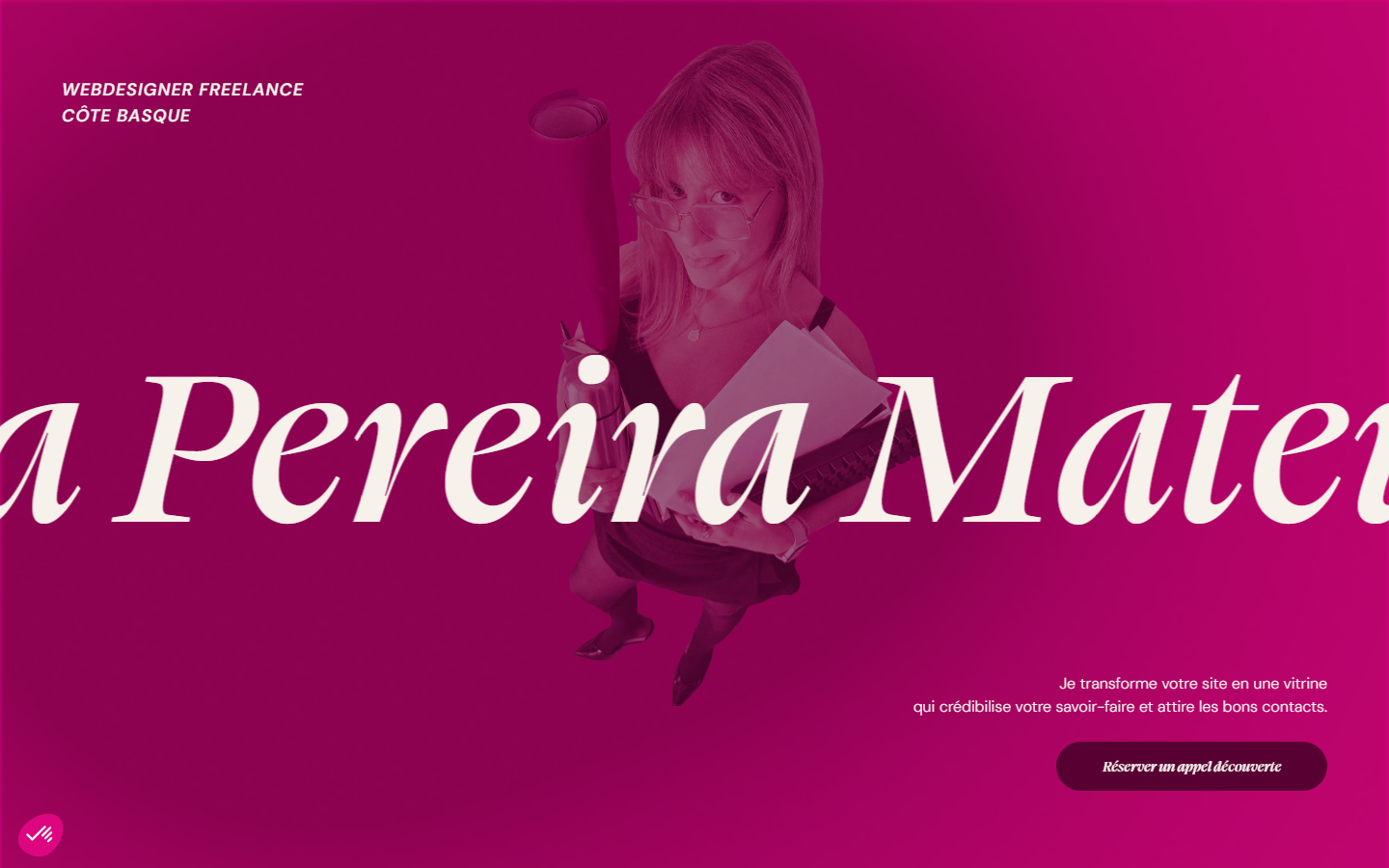 Aperçu du site de Studio Seize Pixels