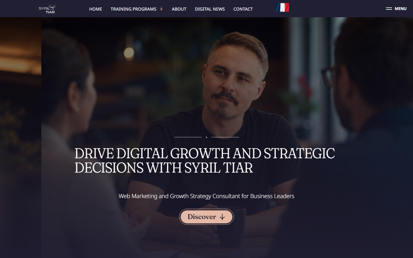 Aperçu du site de Syril Tiar