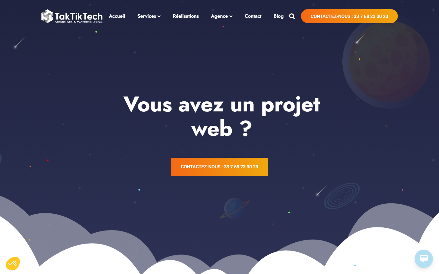 Aperçu du site de TAKTIKTECH
