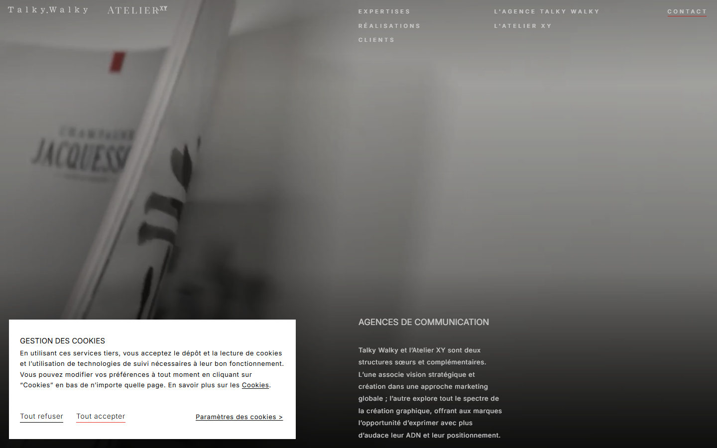 Aperçu du site de AGENCE TALKY & WALKY