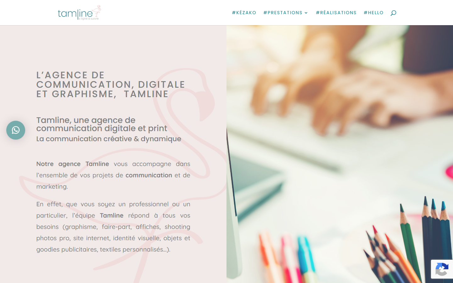 Aperçu du site de Tamline