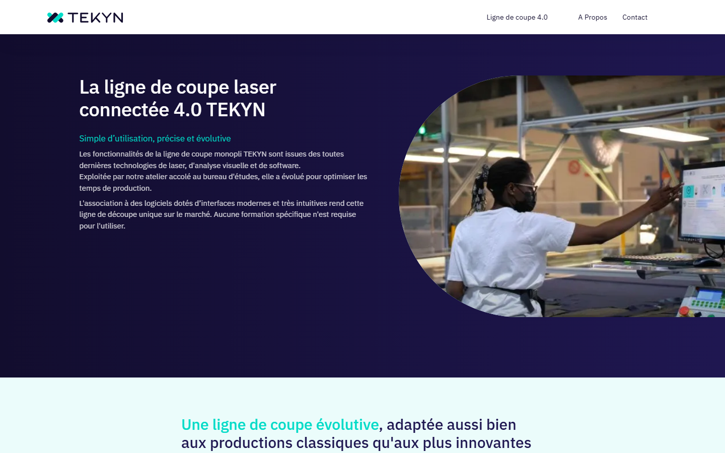 Aperçu du site de TEKYN