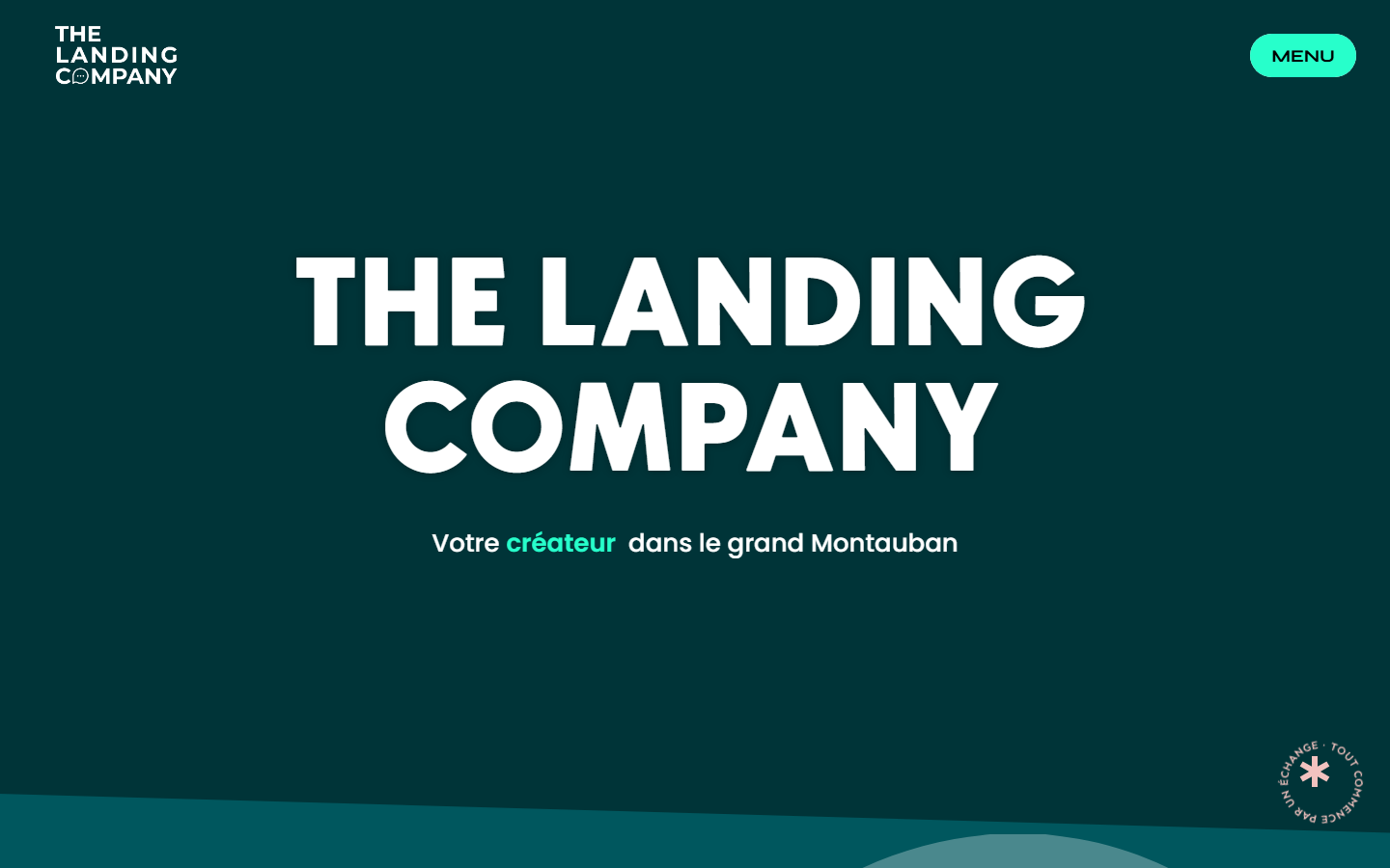 Aperçu du site de The Landing Company