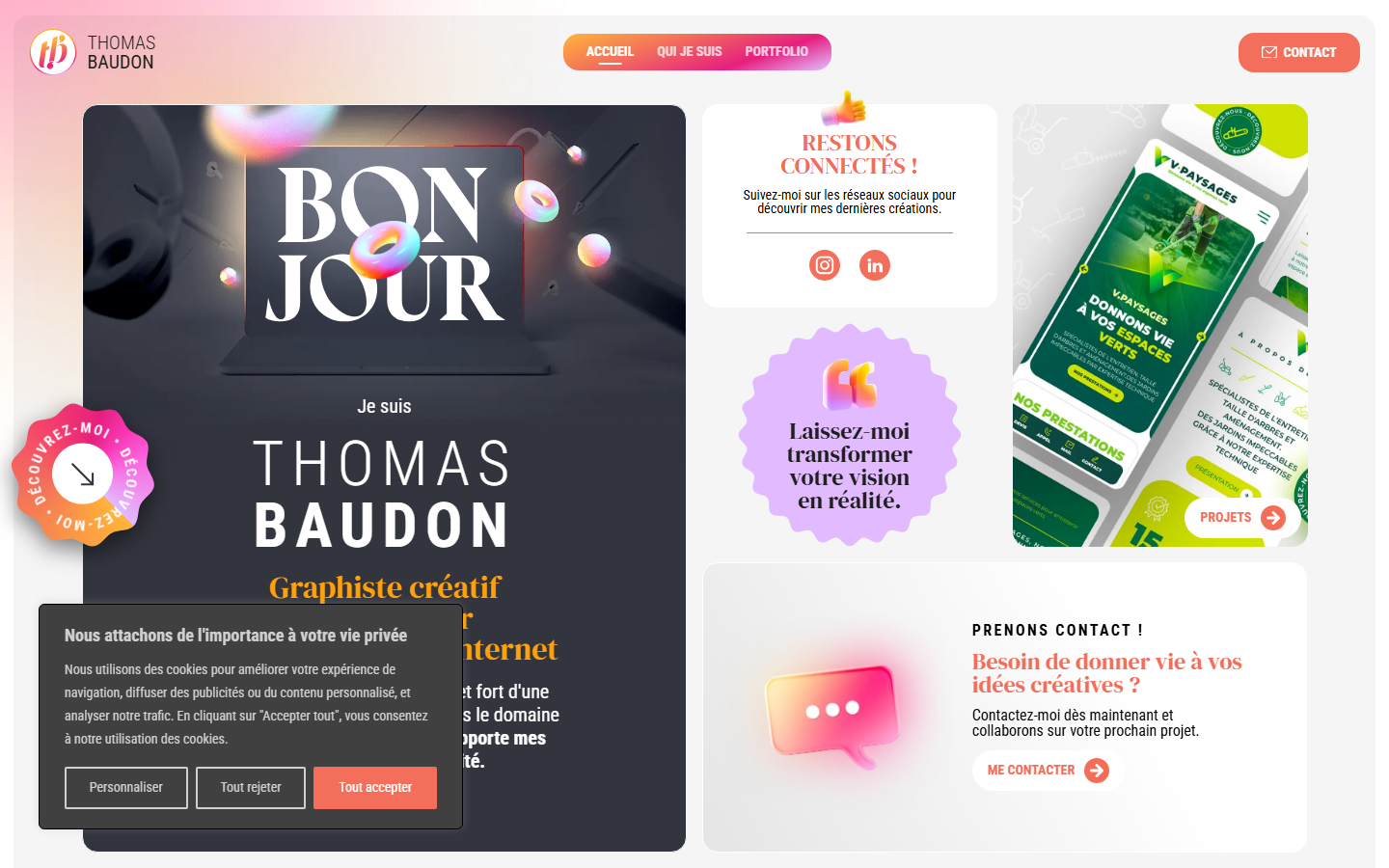 Aperçu du site de Baudon