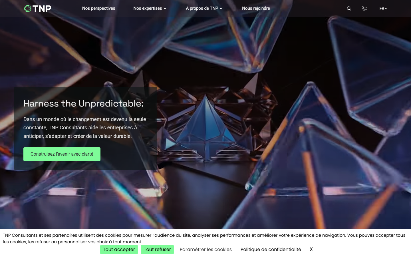Aperçu du site de TNP CONSULTANTS