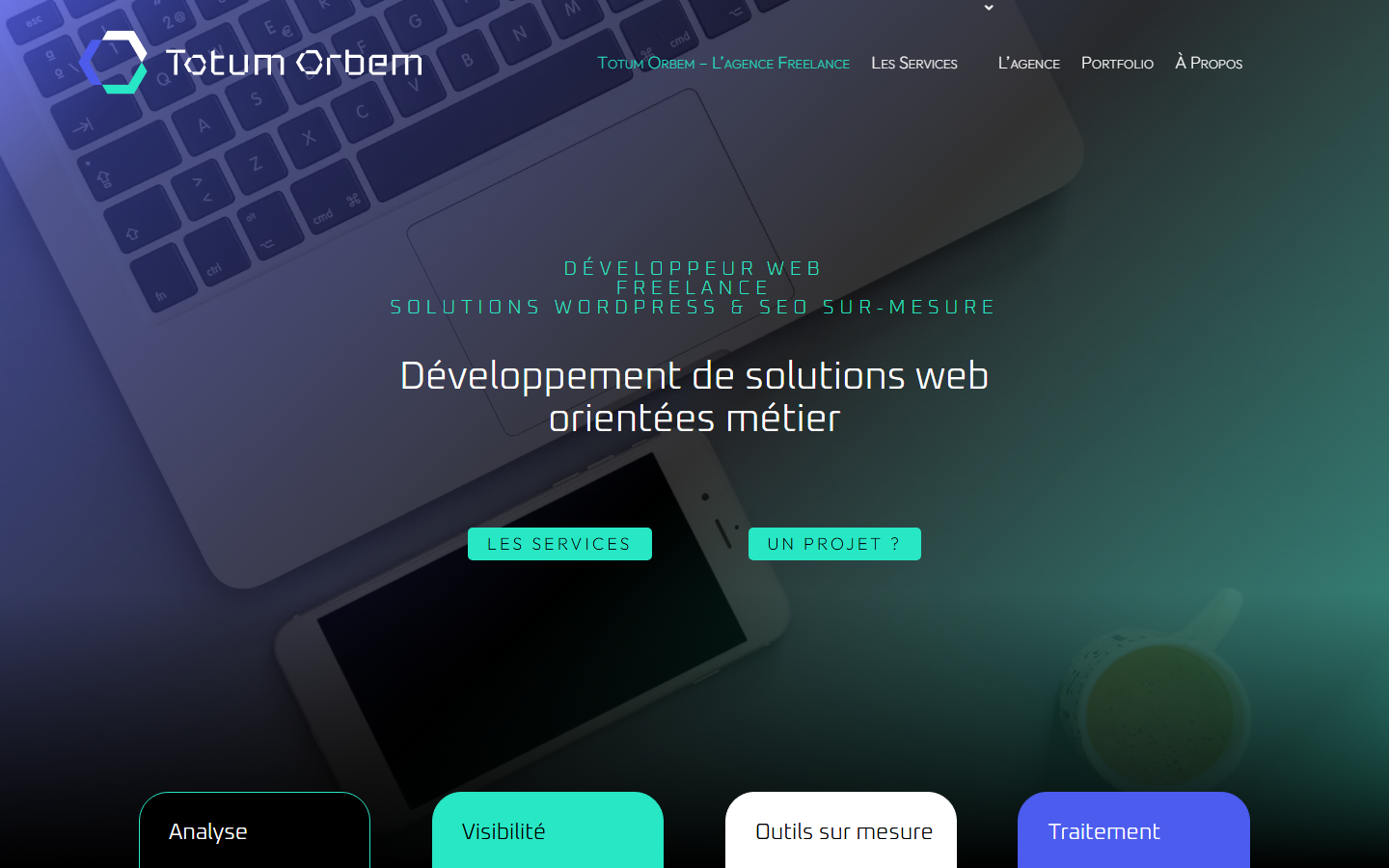 Aperçu du site de Totum Orbem