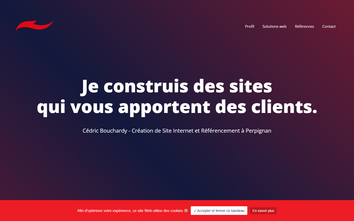 Aperçu du site de Tout Feu Tout Flammes