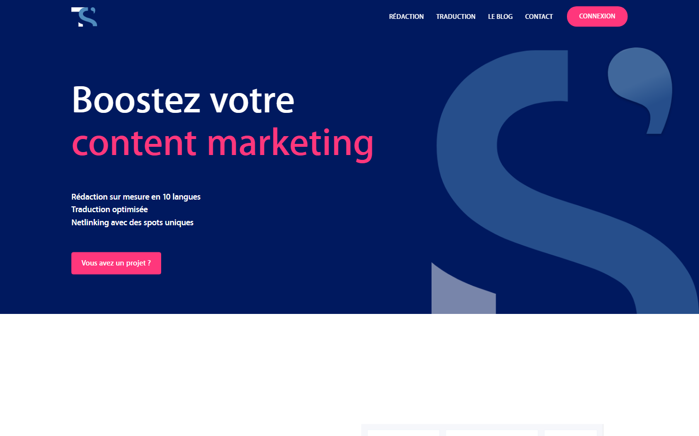 Aperçu du site de TRANSEO