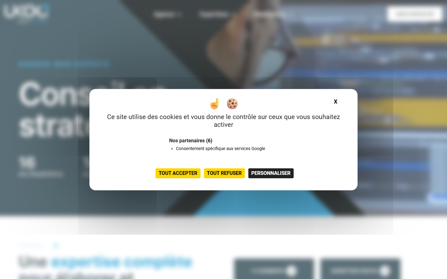 Aperçu du site de UKOO