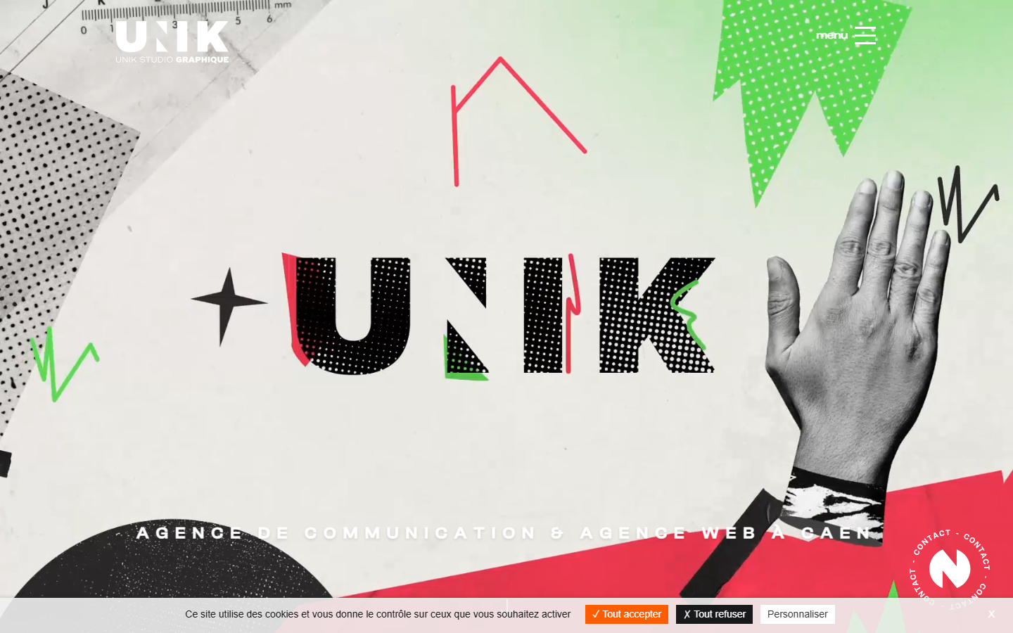 Aperçu du site de UNIK STUDIO