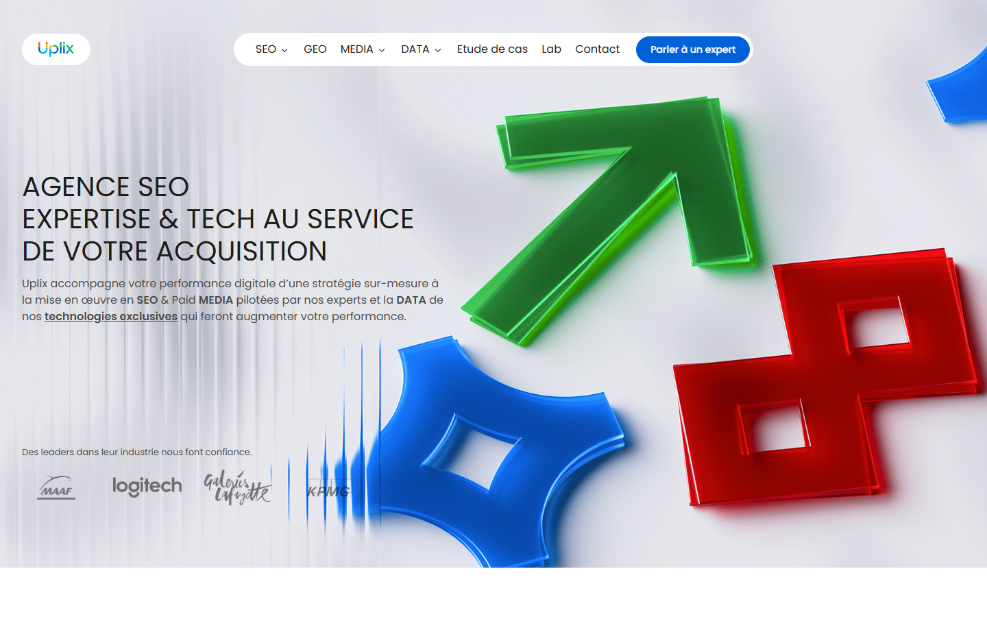 Aperçu du site de UPLIX