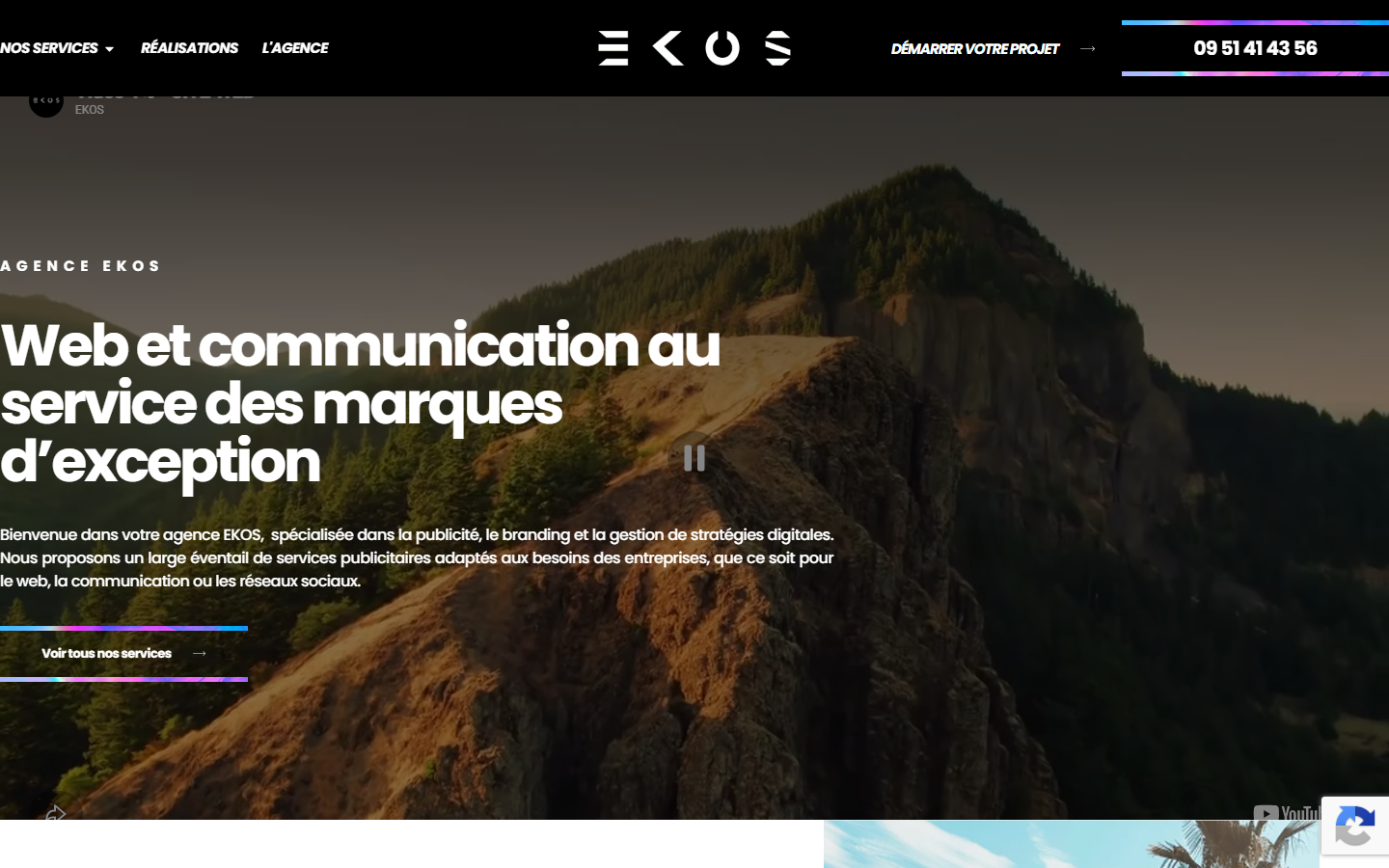 Aperçu du site de EKOS
