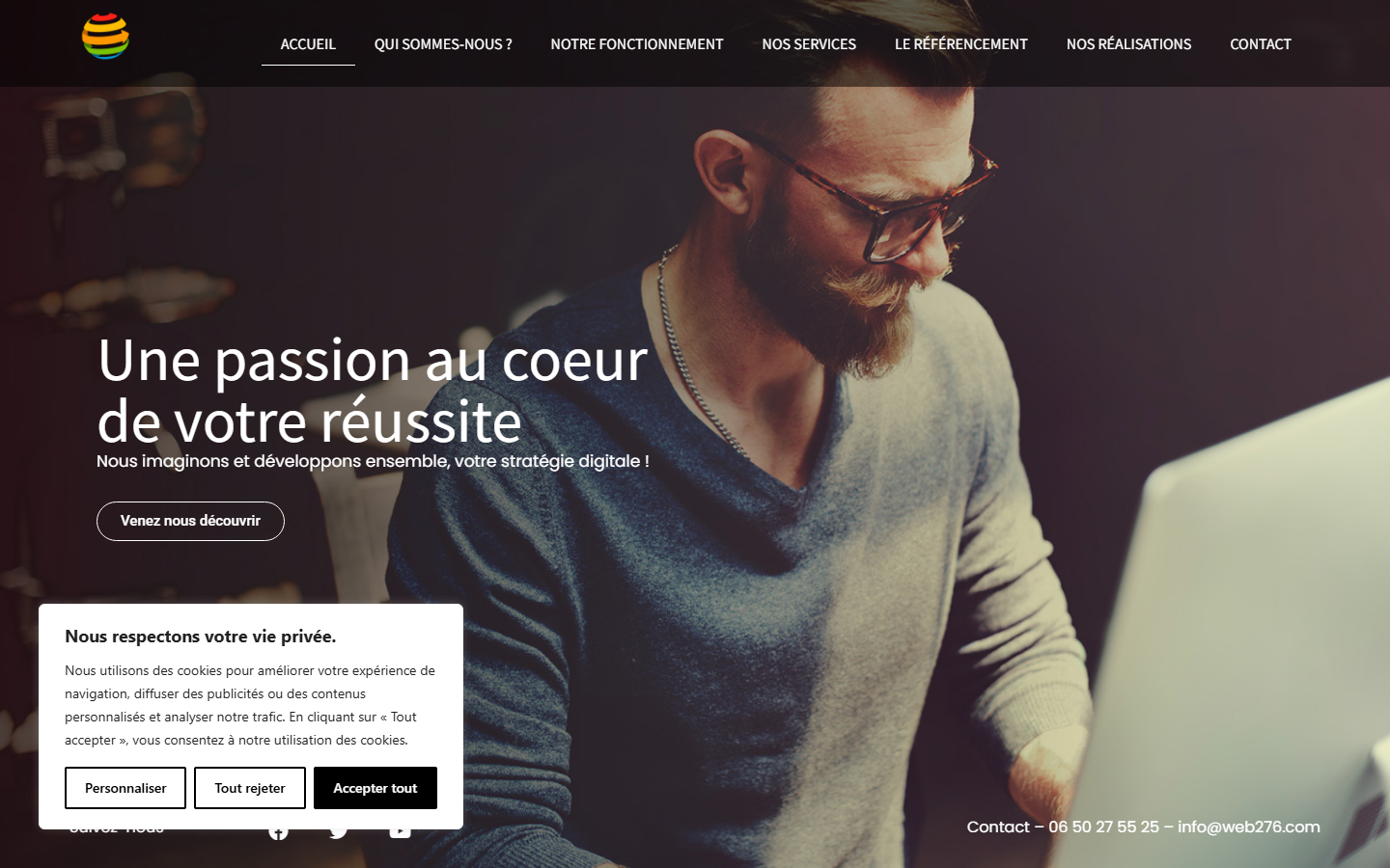 Aperçu du site de WEB 276.FR