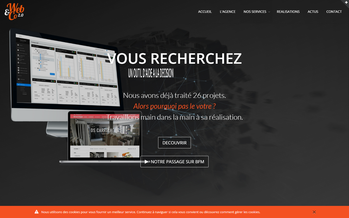 Aperçu du site de Web & Co 2.0