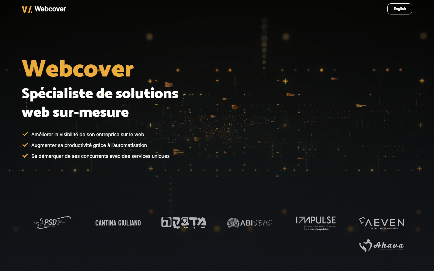 Aperçu du site de webcover