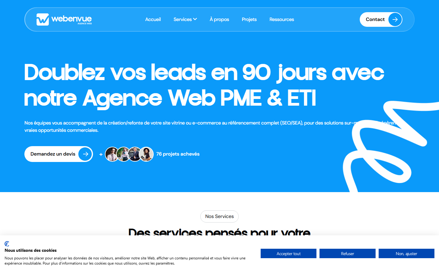 Aperçu du site de E-POLAZ