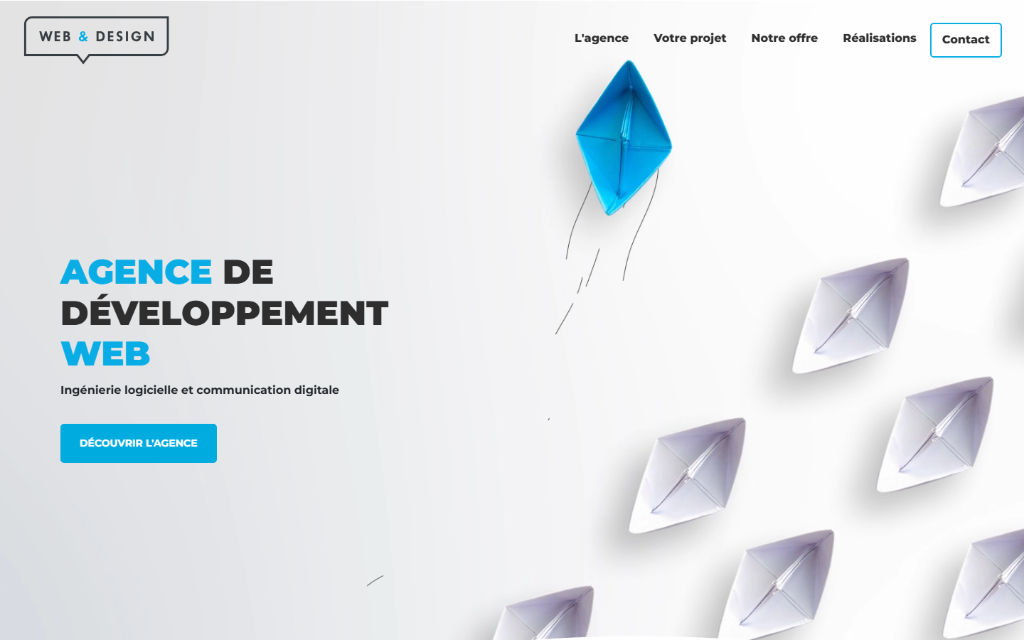 Aperçu du site de WEB & DESIGN