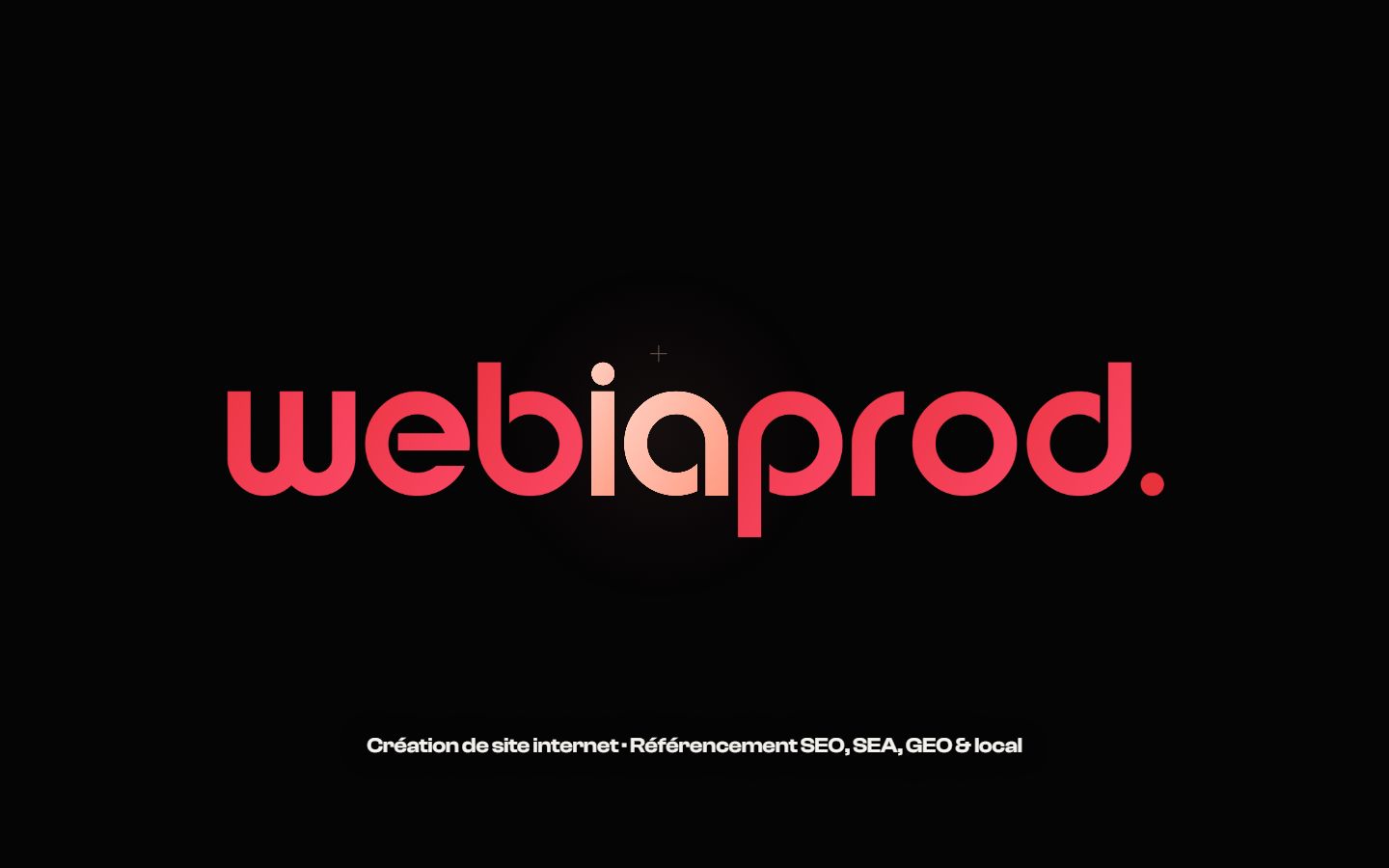 Aperçu du site de Webiaprod