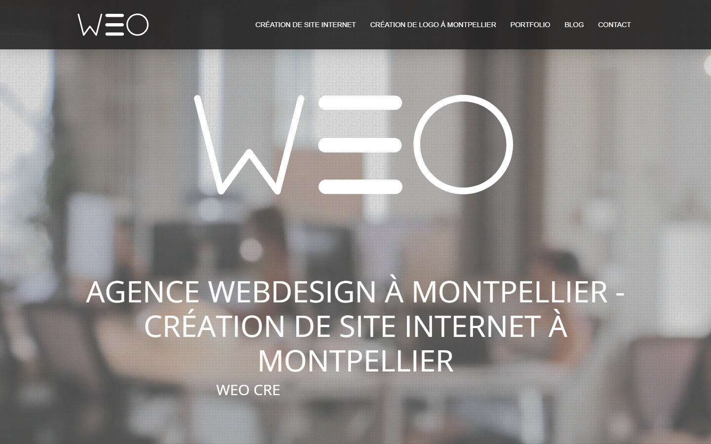 Aperçu du site de WEO DESIGN