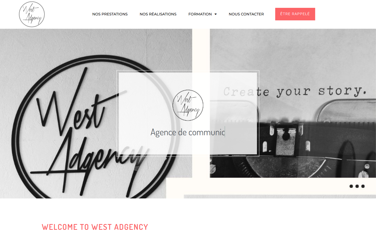 Aperçu du site de West Adgency