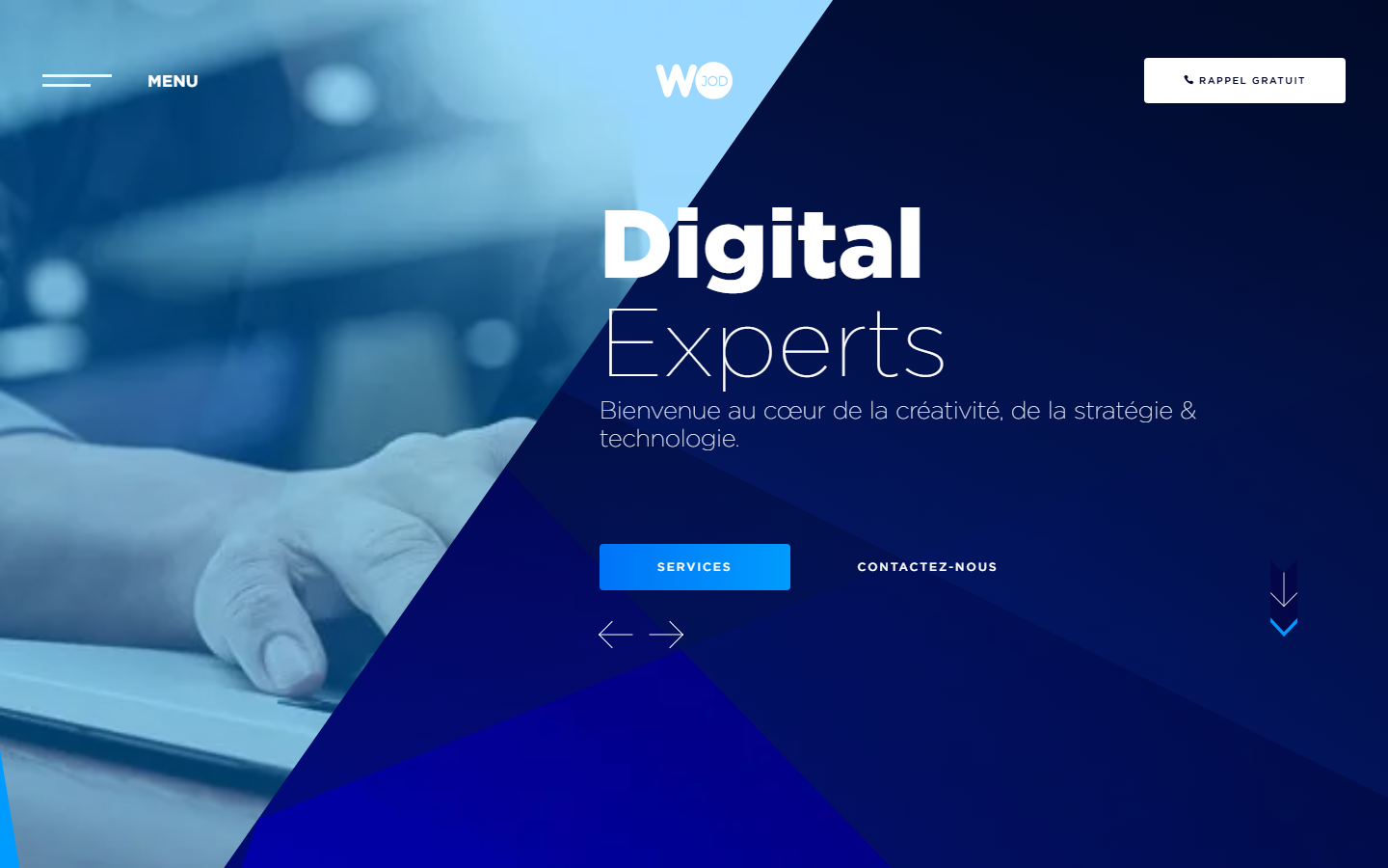 Aperçu du site de WOJOD