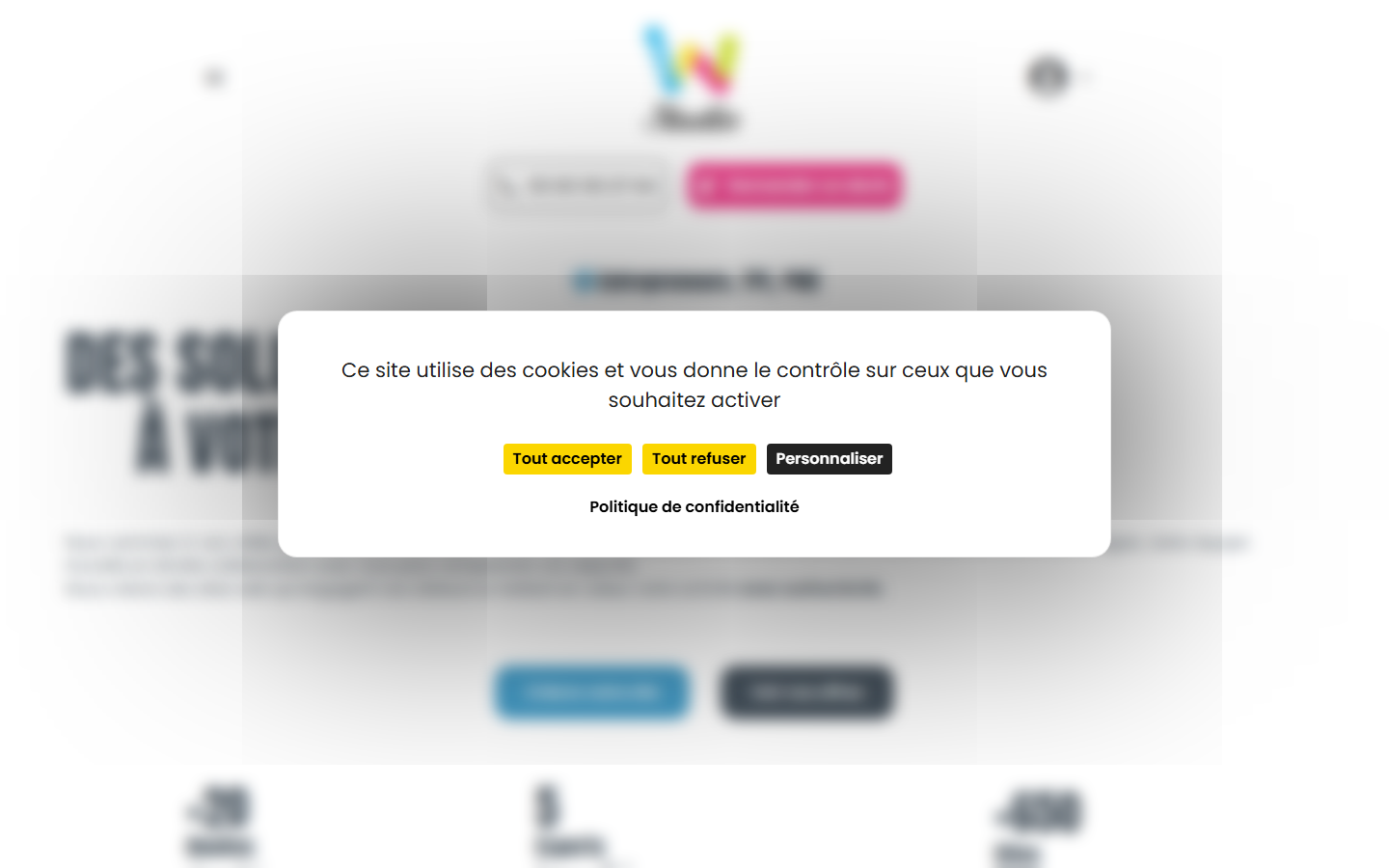 Aperçu du site de WSTUDIO