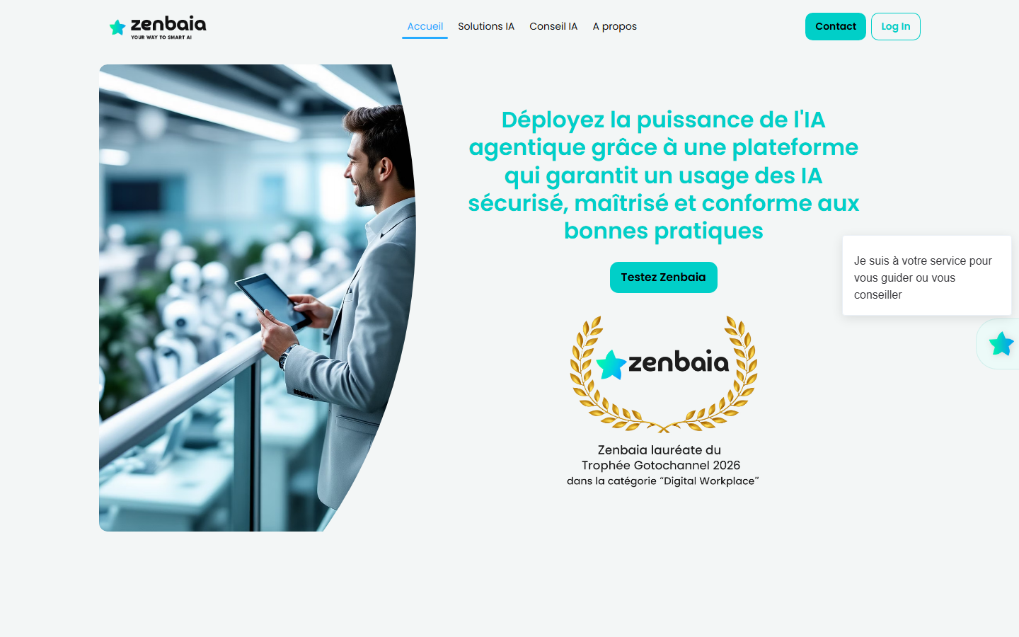Aperçu du site de ZENBAIA