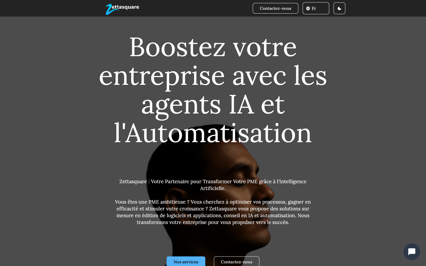 Aperçu du site de ZETTASQUARE
